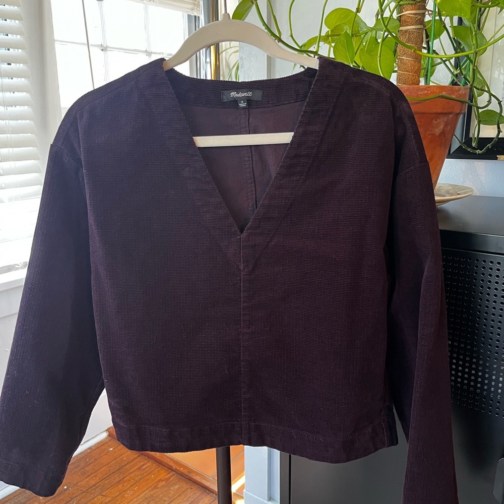 Women's Madewell Purple Top S